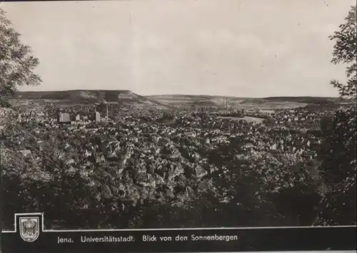 Jena - Blick von den Sonnenbergen - 1973