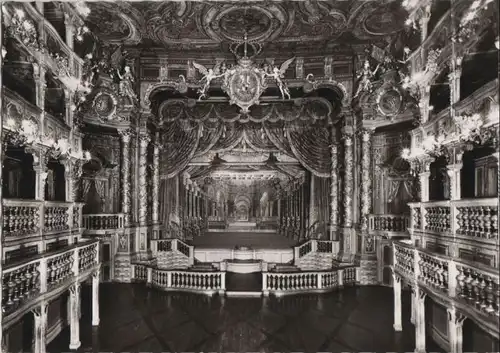 Bayreuth - Markgräfliches Opernhaus, Bühne - ca. 1965