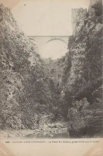 Frankreich - Nans-sous-Sainte-Anne - Frankreich - Pont du Diable