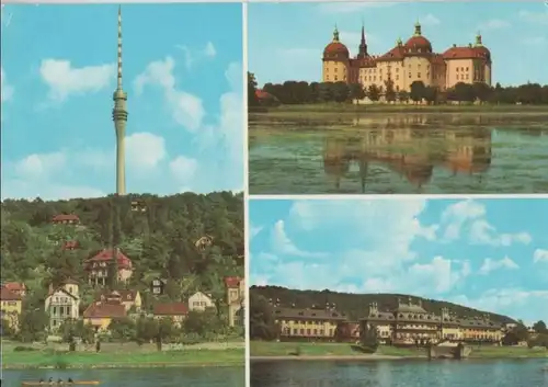 Dresden - u.a. Fernsehturm Wachwitz - 1979