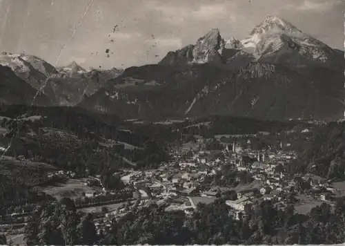 Berchtesgaden - mit Watzmann - 1955