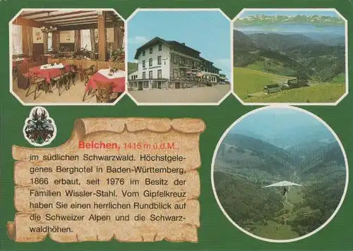 Belchen - u.a. Hotel Wiedener Eck - ca. 1975