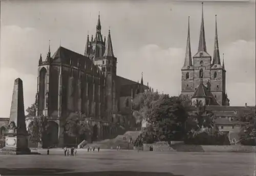 Erfurt - Dom und Severikirche - 1969