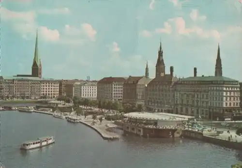 Hamburg - Jungfernstieg - 1962