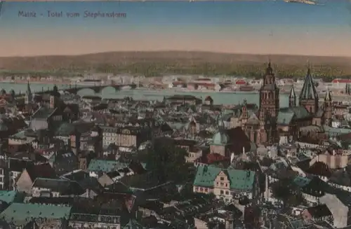 Mainz - Total vom Stephansturm - ca. 1925