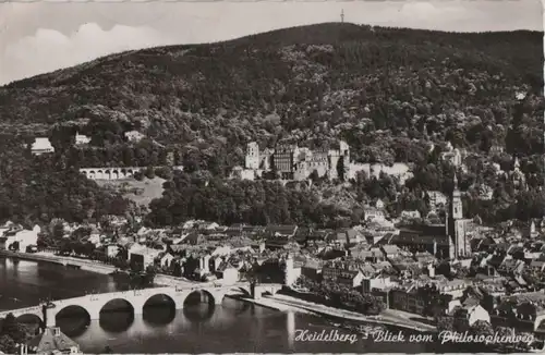 Heidelberg - Blick vom Philosophenweg - 1966