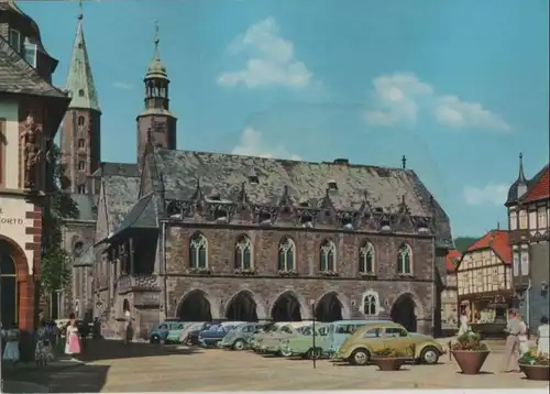 Goslar - Rathaus mit Marktkirche - ca. 1980