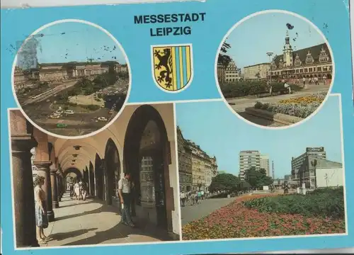 Leipzig - u.a. Rathausarkaden - 1989