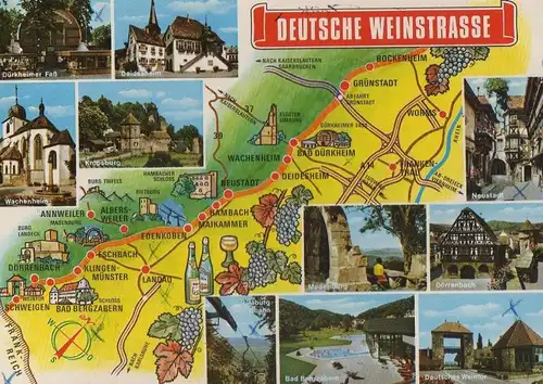 Weinstraße - u.a. Wachenheim - 1977