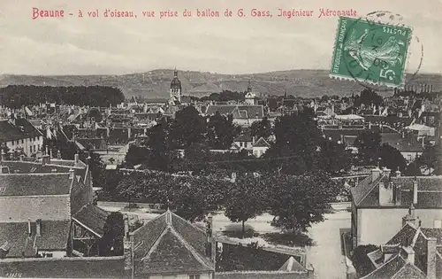 Frankreich - Beaune - Frankreich - vue prise du ballon