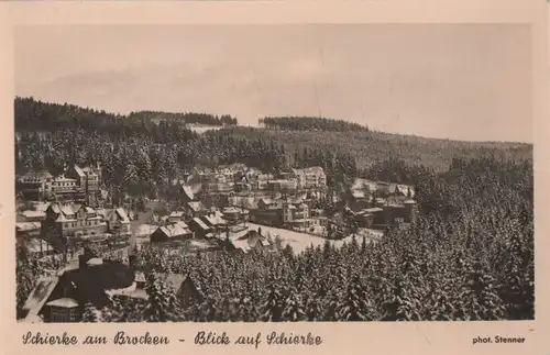 Schierke - Blick auf den Ort - 1960