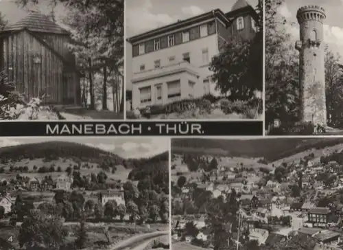 Ilmenau-Manebach - u.a. Aussichtsturm - ca. 1975