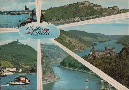 Rhein - mit 5 Bildern - ca. 1970