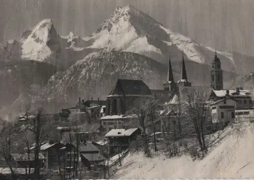 Berchtesgaden - mit Watzmann - 1958