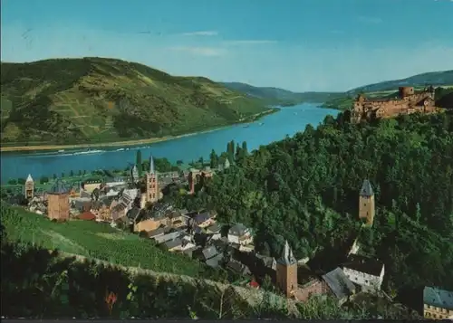 Bacharach - mit Jugendburg Stahleck - 1973