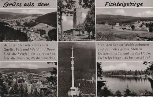 Fichtelgebirge - u.a. Asenturm - ca. 1955