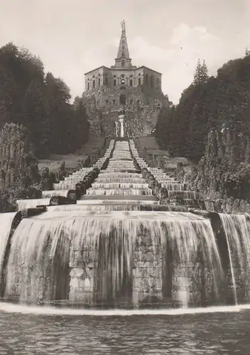 Kassel, Hessen - Wilhelmshöhe, Herkules mit Kaskaden - 1962