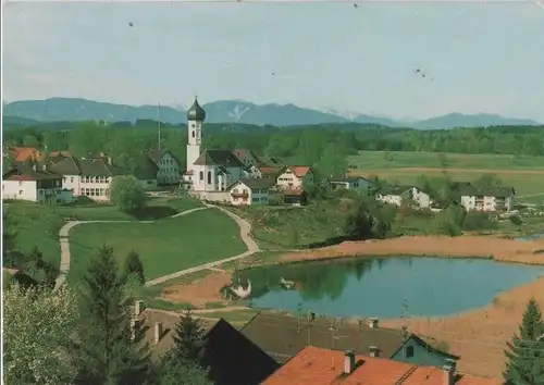 Iffeldorf - Schloßanger mit Dorfkirche - ca. 1980