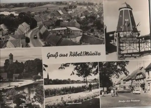 Röbel - u.a. Straße des Friedens - 1971