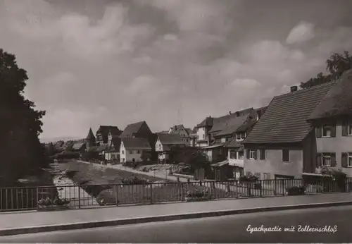 Balingen - Eyachpartie - Zollernschloß - ca. 1965
