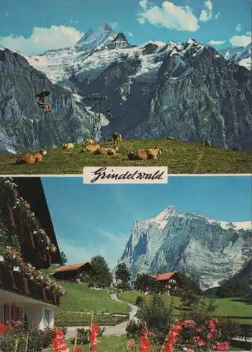 Schweiz - Schweiz - Grindelwald - 2 Teilbilder - ca. 1975