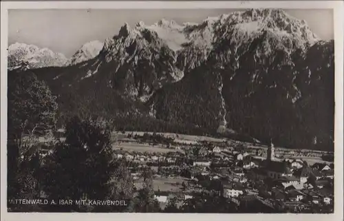 Mittenwald - mit Karwendel - 1937