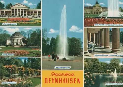 Bad Oeynhausen - u.a. Jordansprudel - 1971