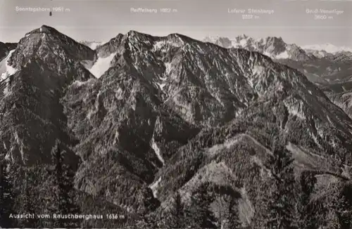 Ruhpolding - Aussicht vom Rauschberghaus