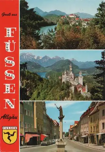 Gruß aus Füssen, Allgäu - ca. 1975