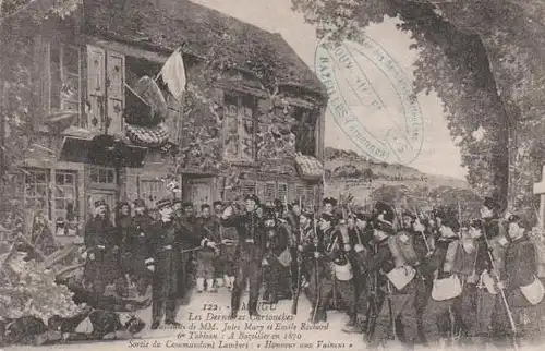 Frankreich - Les Dernieres Cartouches - A Bazeilles en 1870 - ca. 1925