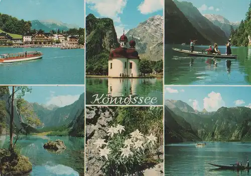 Königssee - 6 Teilbilder - 1975