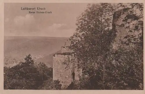 Bad Urach - Ruine Hohen-Urach - 1931