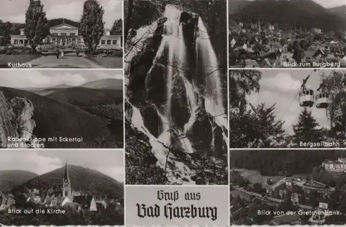 Bad Harzburg - u.a. Wasserfall - ca. 1960