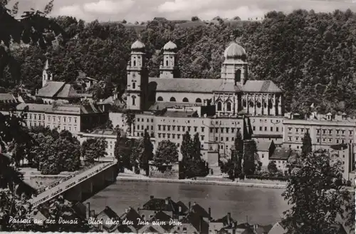 Passau - Blick über den Inn zum Dom - ca. 1960