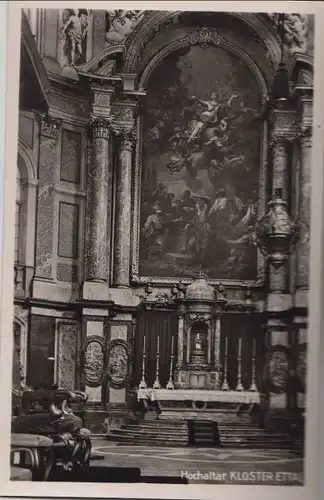 Kloster Ettal - Hochaltar - ca. 1955