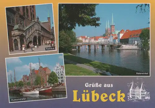 Lübeck - u.a. Malerwinkel - ca. 1995