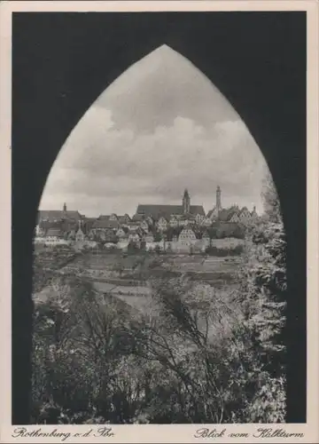 Rothenburg - Blick vom Kalkturm - ca. 1955