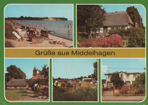 Middelhagen, Rügen - u.a. Lobbe, Campingplatz - 1991