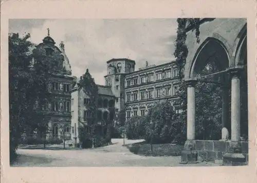 Heidelberg - Schlosshof - ca. 1950