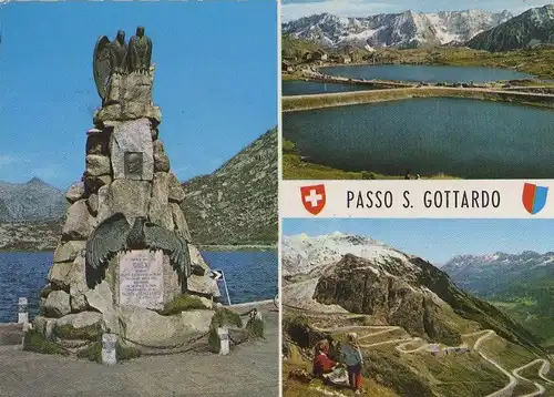 Schweiz - Schweiz - Gotthardpass - mit 3 Bildern - 1965