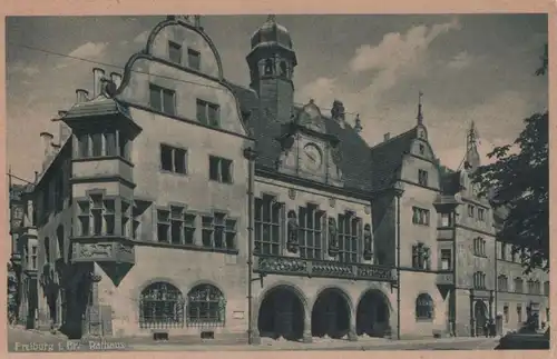Freiburg - Rathaus - ca. 1950