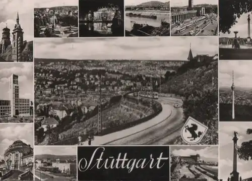 Stuttgart - mit 13 Bildern - ca. 1955
