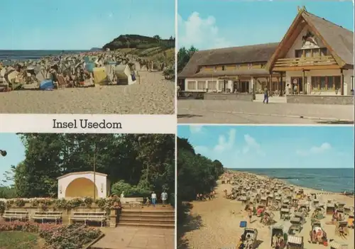 Usedom - u.a. Strand Koserow - 1977