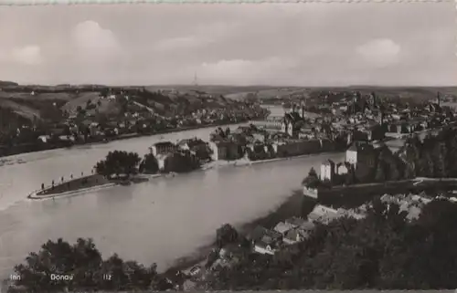Passau - Blick vom Klosterberg - 1955