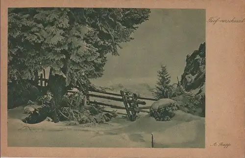 Tief verschneit - ca. 1950