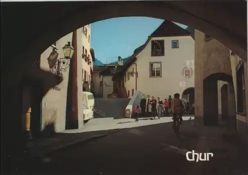 Schweiz - Schweiz - Chur - Partie in der Altstadt, Brotlaube - ca. 1980