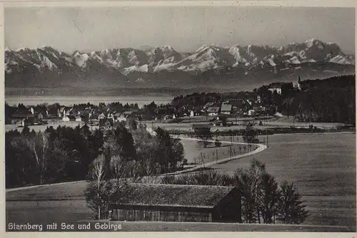 Starnberg - mit See und Gebirge - ca. 1950