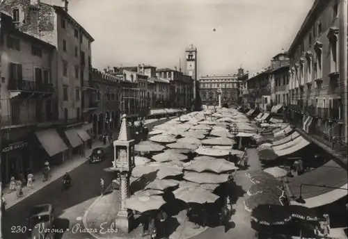 Italien - Italien - Verona - Piazza Erbe - ca. 1960