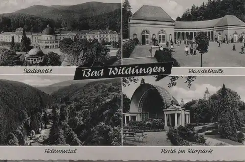Bad Wildungen - u.a. Badehotel - 1959