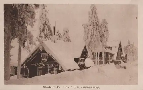 Oberhof - Golfklub Hotel - ca. 1950